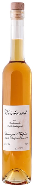 Spätburgunder Weinbrand - im Eichenfass gereift 41% Vol. (0,5 l)